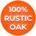 100% Rustic Oak