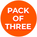 PACK OF THREE