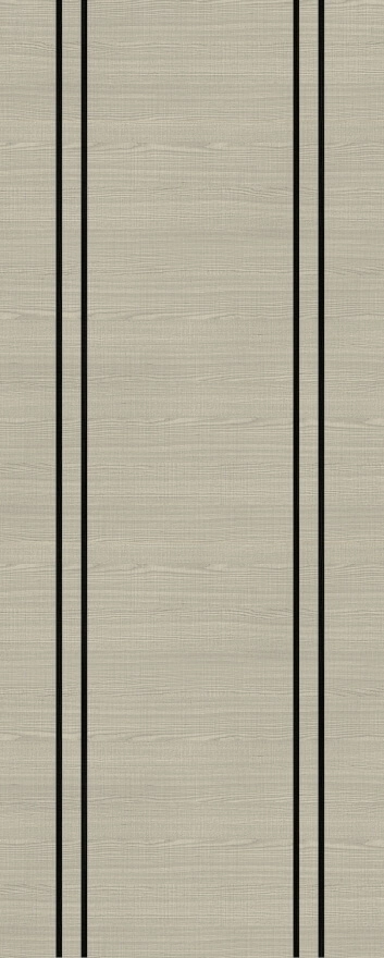 Light Grey Flush Vertical Inlay Prefinished Internal Door