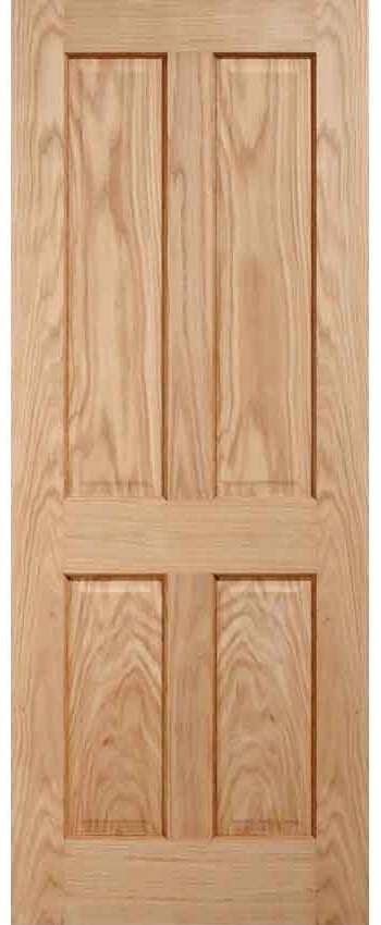 Victorian 4 Panel Veneer Oak Door
