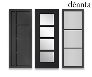 Deanta Black Doors