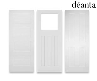 Deanta White Primed Doors