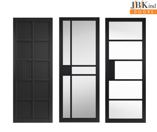 J B Kind Black Doors
