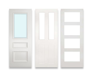 White Glazed Doors