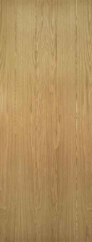 PAS 24 Galway Vertical Panel Oak Door Set