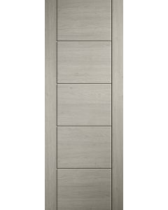 Ladder Light Grey Prefinished Laminate Fire Door