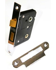 Nickel Mortice bathroom lock