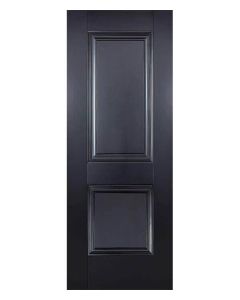 Arnhem Black Primed 2 Panel FD30 Fire Door