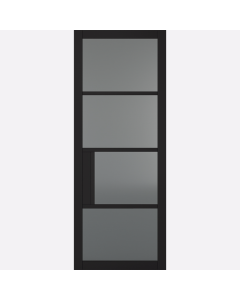 Chelsea Prefinished Black Tinted Glazed Internal Door