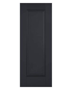 Eindhoven Black Primed 1 Panel FD30 Fire Door