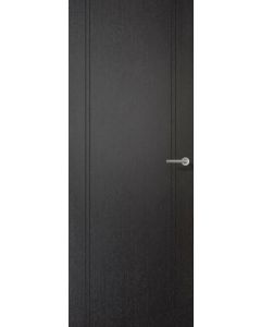 Monaco Black Laminate Fire Door