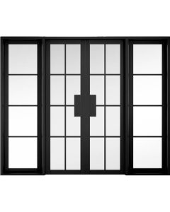 Malvern Black W8 Prefinished Room Divider