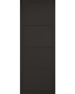 Soho Black 4P Internal Door