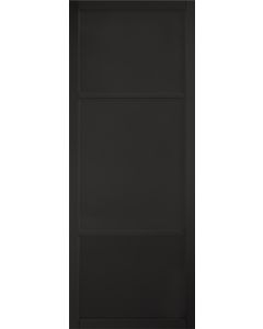 Sutton Black Prefinished 3 Panel Internal Door