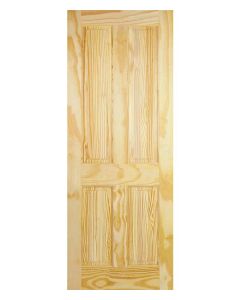 Clear Pine 4 Panel Internal Door