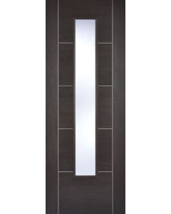 Vancouver Dark Grey Glazed Laminate Door