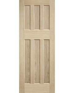 DX 60's Style Oak Veneer Internal Door