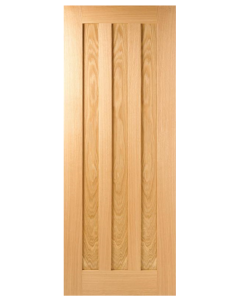 Idaho Three Panel Oak Door