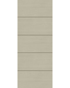 Light Grey Ash with Horizontal Inlay Flush Door