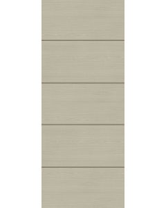 Light Grey Ash with Horizontal Inlay Flush Door