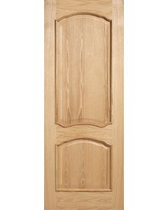 Louis Raised Moldings Oak Door