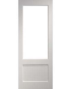 Madison White Primed Glazed Door