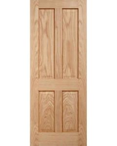 Victorian 4 Panel Veneer Oak Door