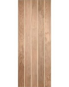Wexford Vertical Panel Internal Oak Door