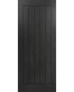 Deanta Ely Brushed Black Oak FD30 Internal Door