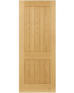 Mexicana Ely Prefinished Internal Oak 2 Panel Fire Door