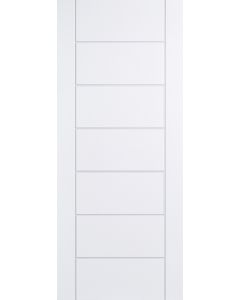 Modica White 7 Panel GRP External Door