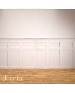 Deanta White Primed Hampton Wall Panelling 
