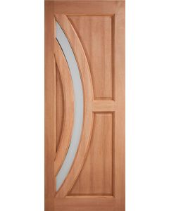 Harrow Frosted Glazed Hardwood External Door