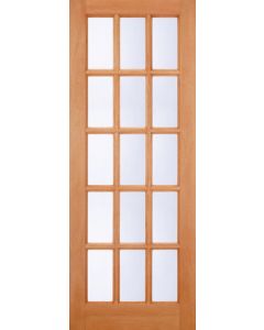 SA Clear Glazed Hardwood External Door