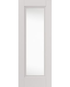Belton White Primed Clear Glazed Internal Door