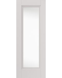 Belton White Primed Clear Glazed Internal Door