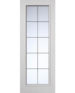 Decima White Primed Glazed Internal Door