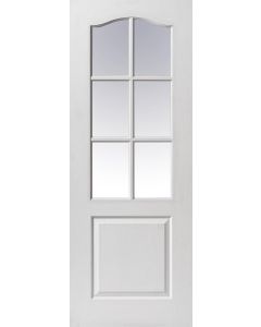 Classique 6 Light White Primed Internal Door
