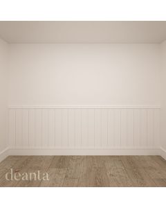 Deanta White Primed Madingley Wall Panelling