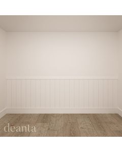 Deanta White Primed Madingley Wall Panelling