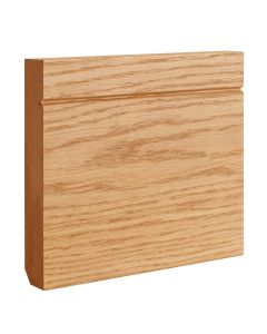 Oak Veneer Shaker Profile Skirting Board