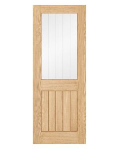Belize Prefinished Oak 1 Light Glazed Internal Door