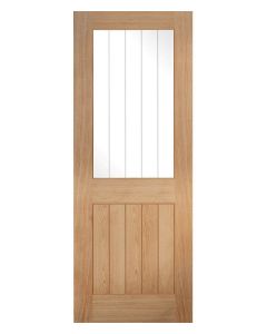 Belize Unfinished Oak 1 Light Glazed Internal Door