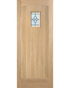 Cottage Oak Glazed External Door
