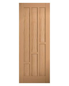 Coventry Unfinished Oak 6 Panel FD30 Internal Fire Door