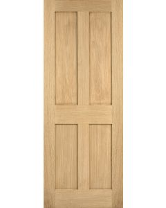 London Flat 4P Unfinished Oak Internal Door