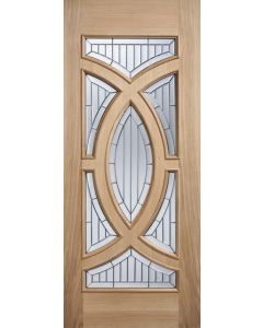 Majestic Oak Glazed External Door

