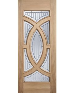 Majestic Oak Glazed External Door
