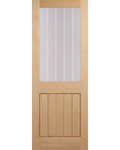 Mexicano Half Light Clear Glazed Door