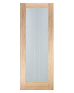 Mexicano Pattern 10 Glazed Oak Internal Door